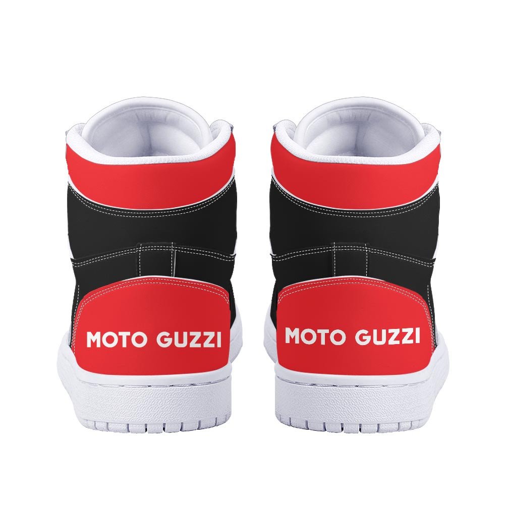 Ideafootwear Moto Guzzi AJ1 High Sneakers Shoes For Men And Women 1
