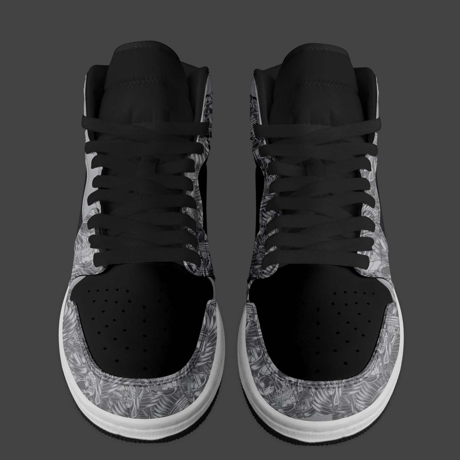 Ideafootwear Motorhead AJ1 High Sneakers Shoes For Men And Women 6