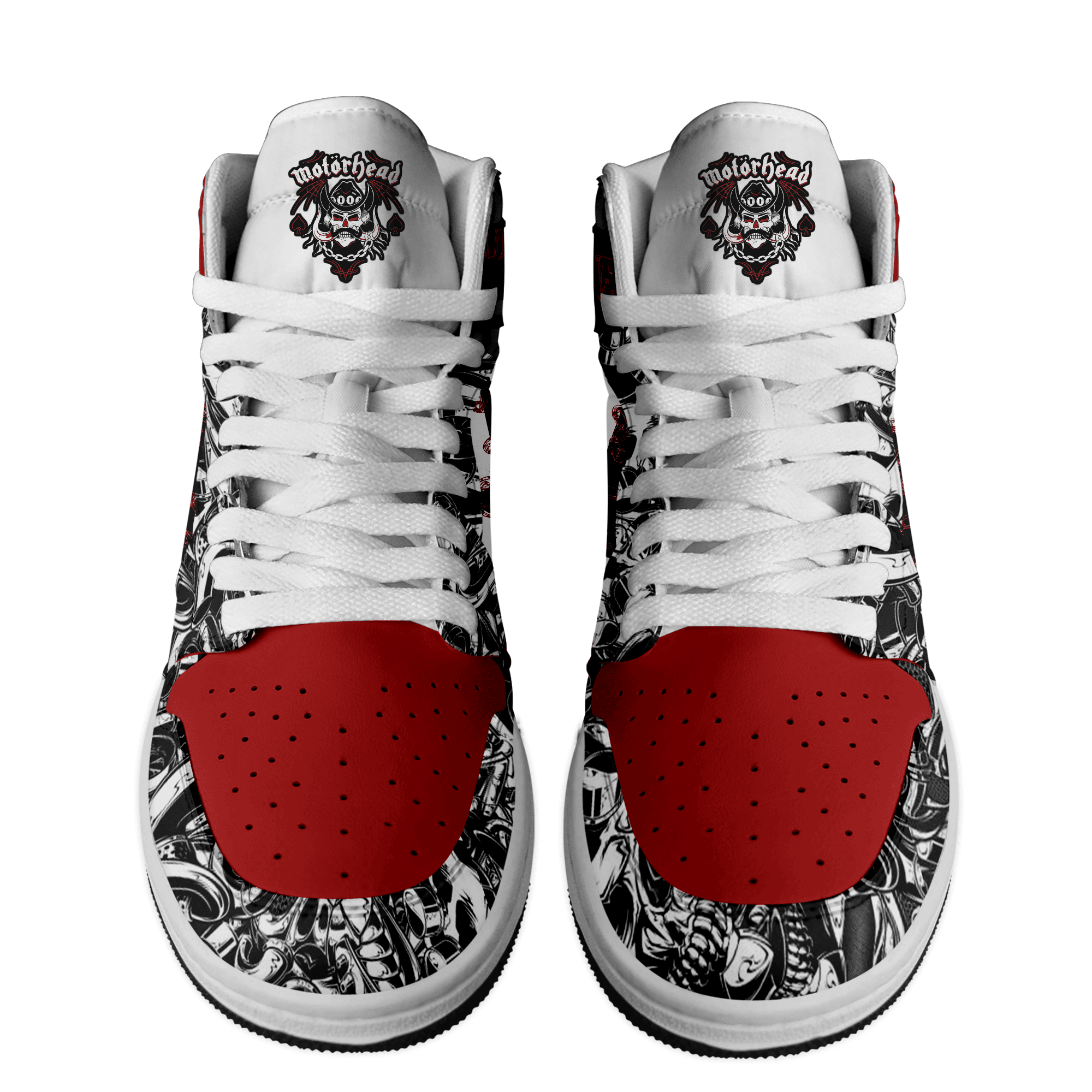 Ideafootwear Motorhead AJ1 High Sneakers Shoes For Men And Women 5