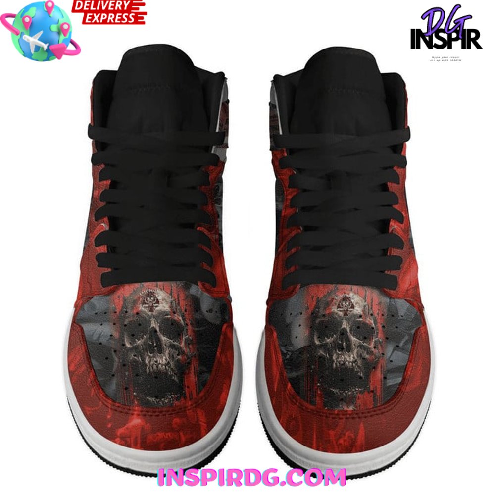 Ideafootwear Motörhead Lemmy Rock and Roll AJ1 High Sneakers Shoes For Men And Women 1