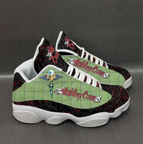 Ideafootwear Mötley Crüe AJ13 Sneakers Shoes For Men And Women 1