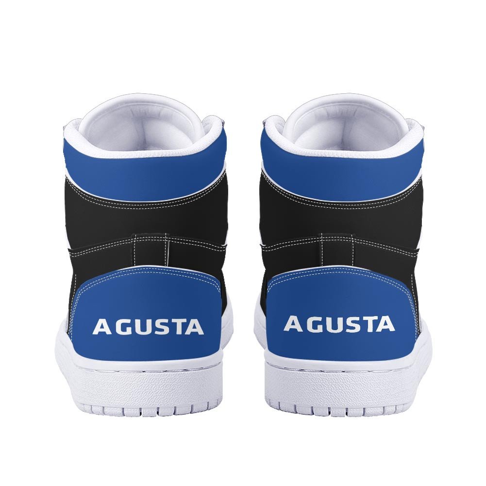Ideafootwear MV Agusta AJ1 High Sneakers Shoes For Men And Women 1