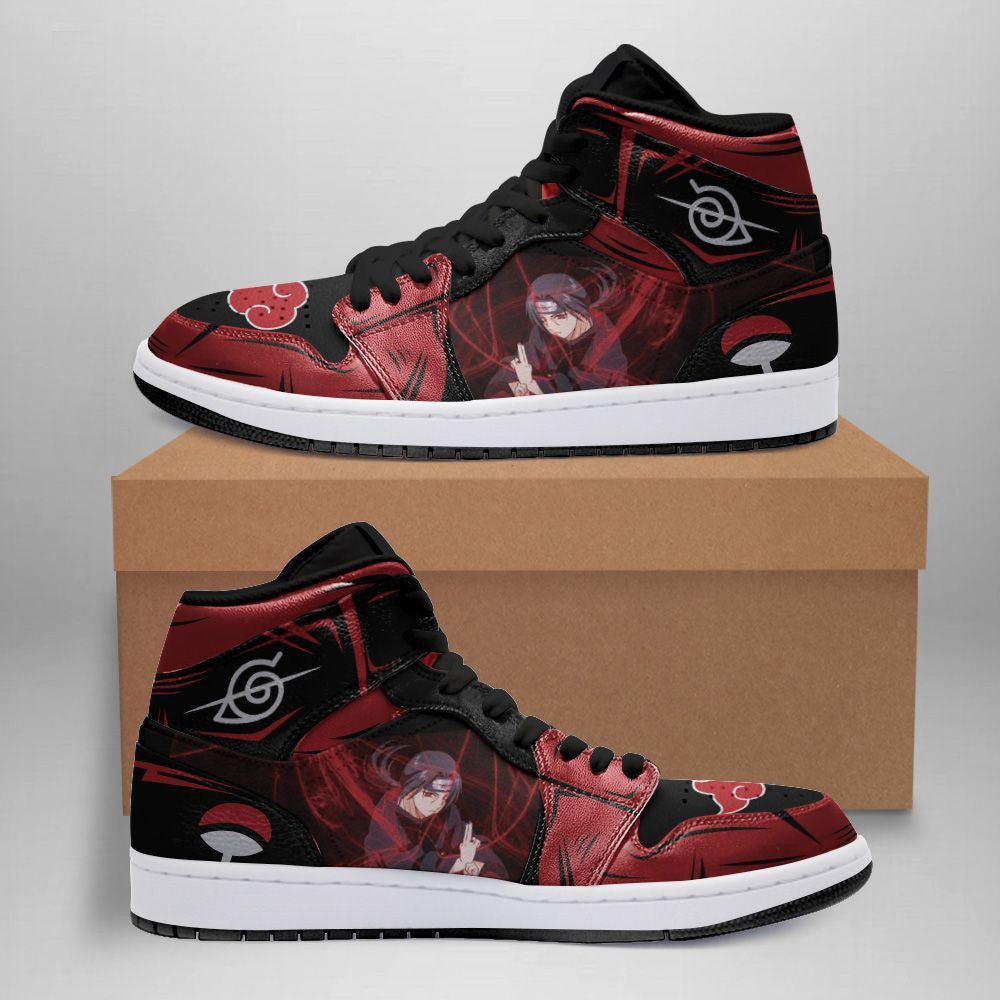 Ideafootwear Naruto AJ1 High Sneakers Shoes For Men And Women 29