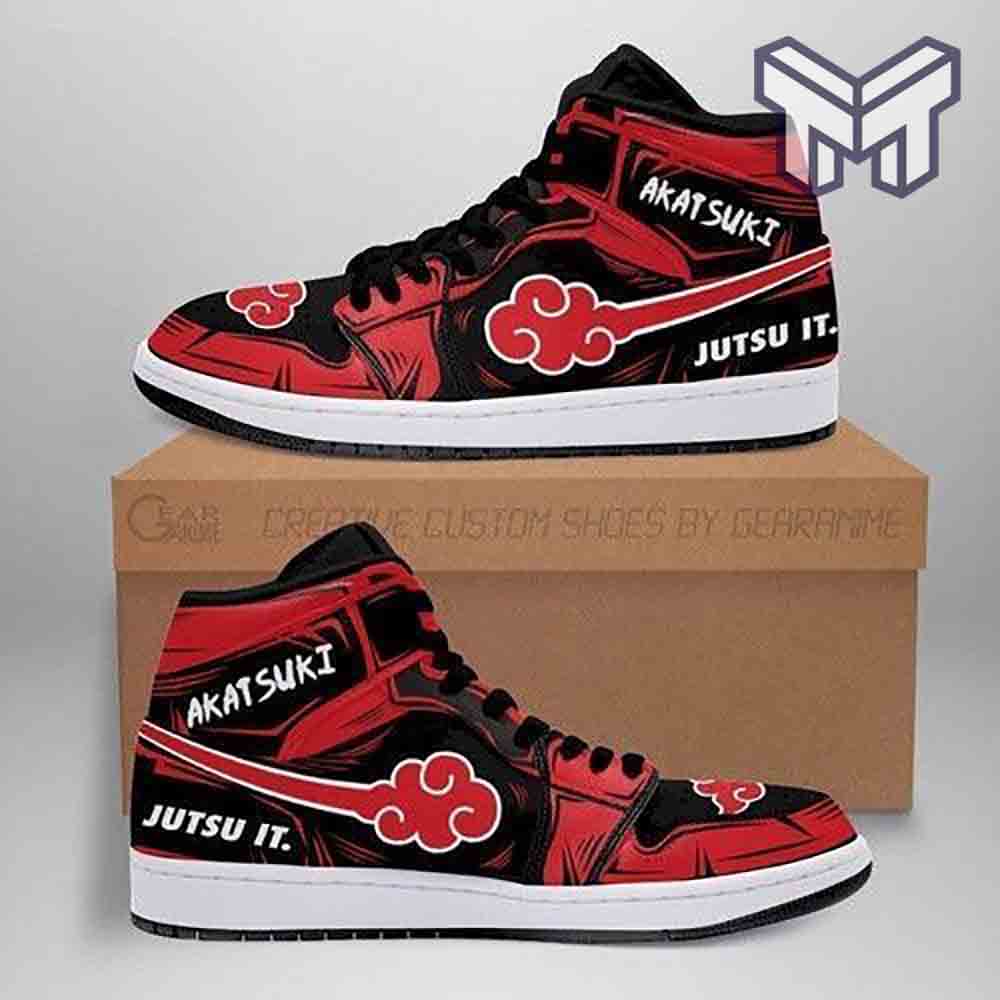 Ideafootwear Naruto AJ1 High Sneakers Shoes For Men And Women 39