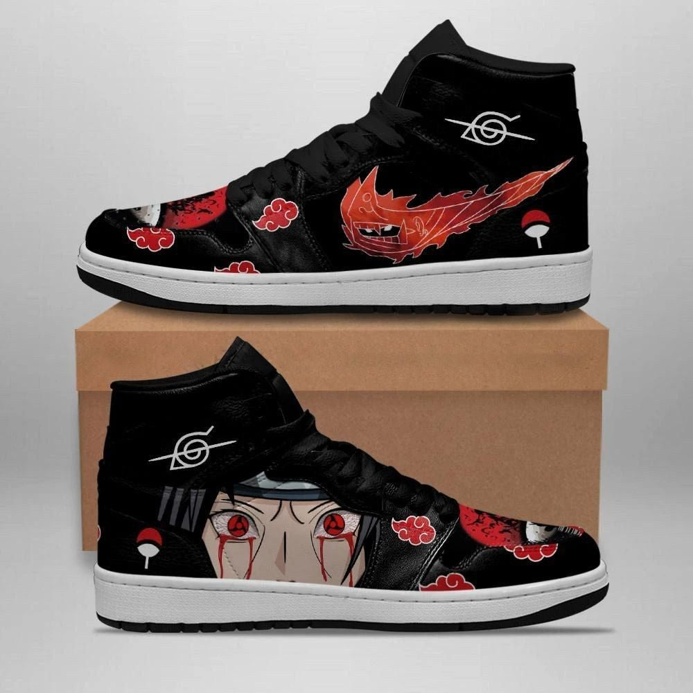 Ideafootwear Naruto AJ1 High Sneakers Shoes For Men And Women 42