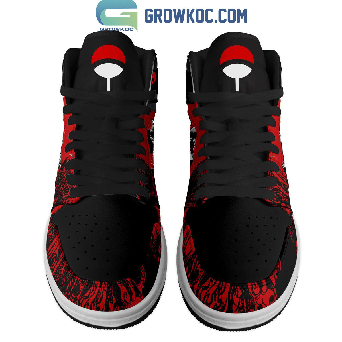 Ideafootwear Naruto AJ1 High Sneakers Shoes For Men And Women 46