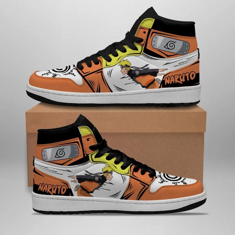 Ideafootwear Naruto AJ1 High Sneakers Shoes For Men And Women 2
