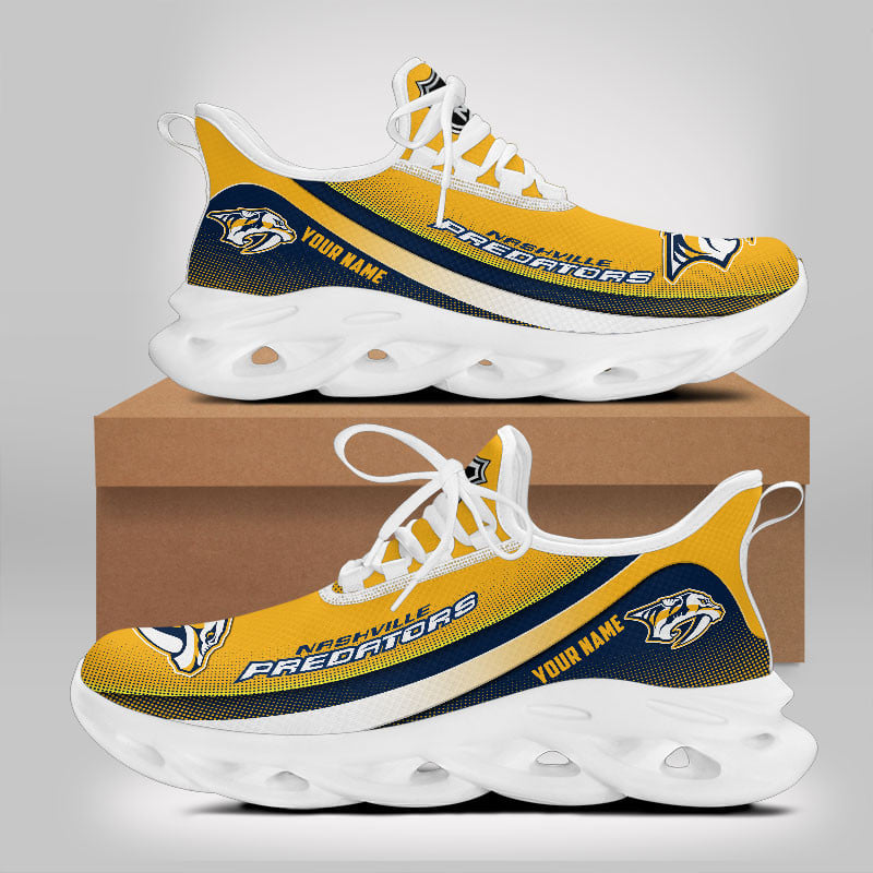 Ideafootwear Nashville Predators Max Soul Shoes Sneakers For Men And Women 1