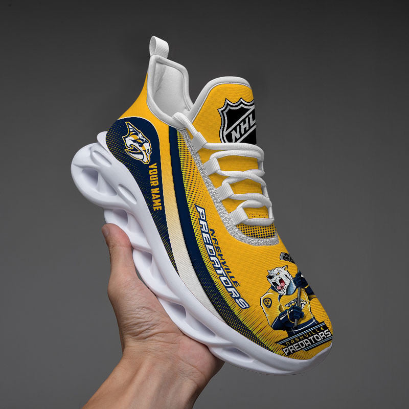Ideafootwear Nashville Predators Max Soul Shoes Sneakers For Men And Women 2
