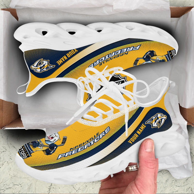 Ideafootwear Nashville Predators Max Soul Shoes Sneakers For Men And Women 2