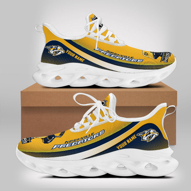 Ideafootwear Nashville Predators Max Soul Shoes Sneakers For Men And Women 2