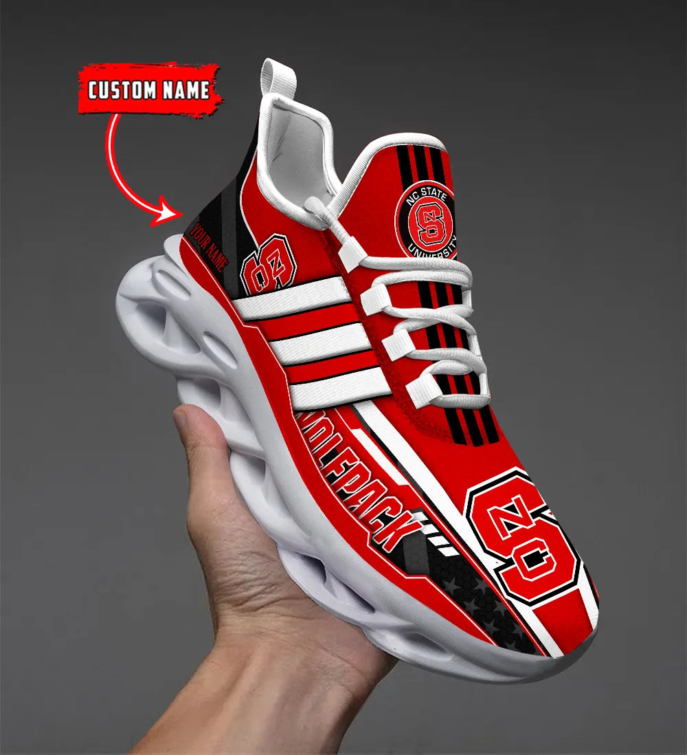 Ideafootwear NC State Wolfpack Max Soul Shoes Sneakers For Men And Women 4