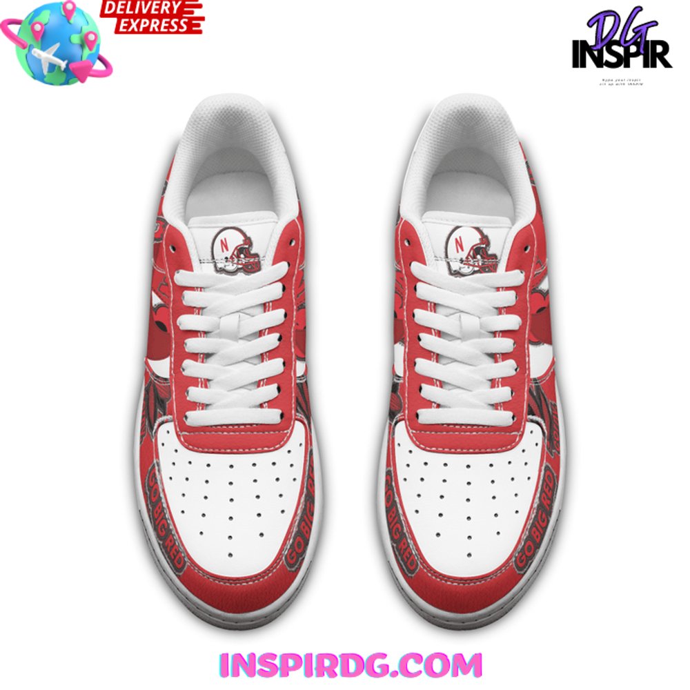 Ideafootwear Nebraska Cornhuskers Air Low-Top Sneakers Shoes For Men And Women 4