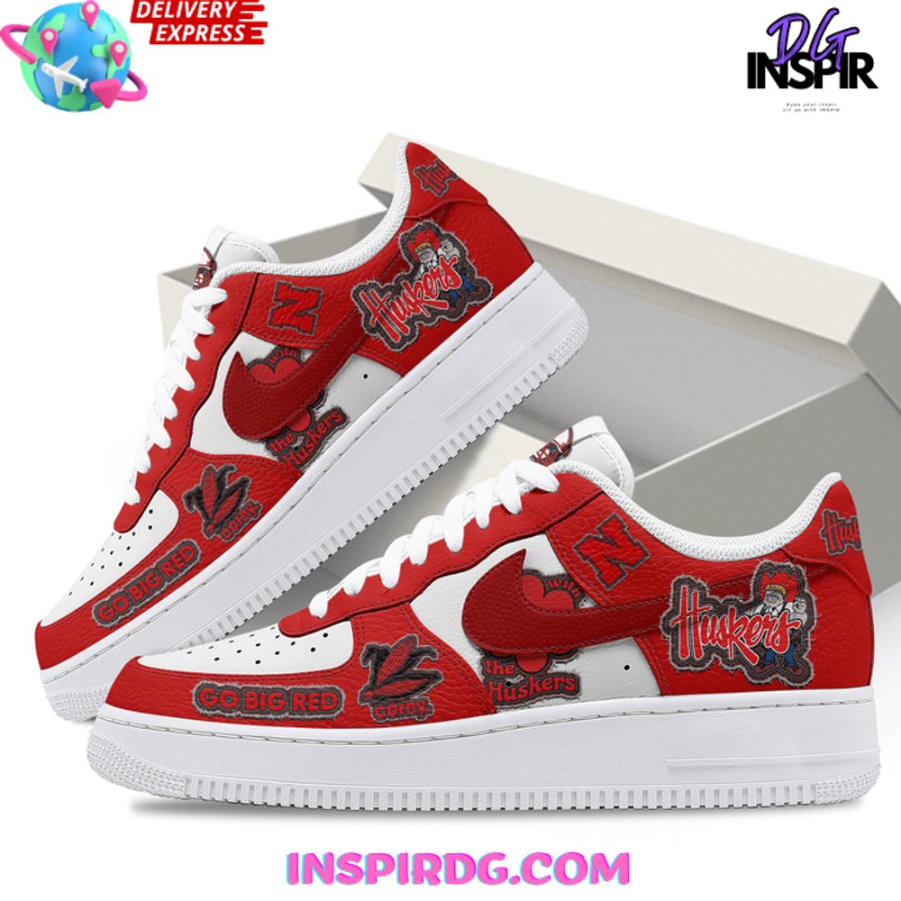 Ideafootwear Nebraska Cornhuskers Air Low-Top Sneakers Shoes For Men And Women 4