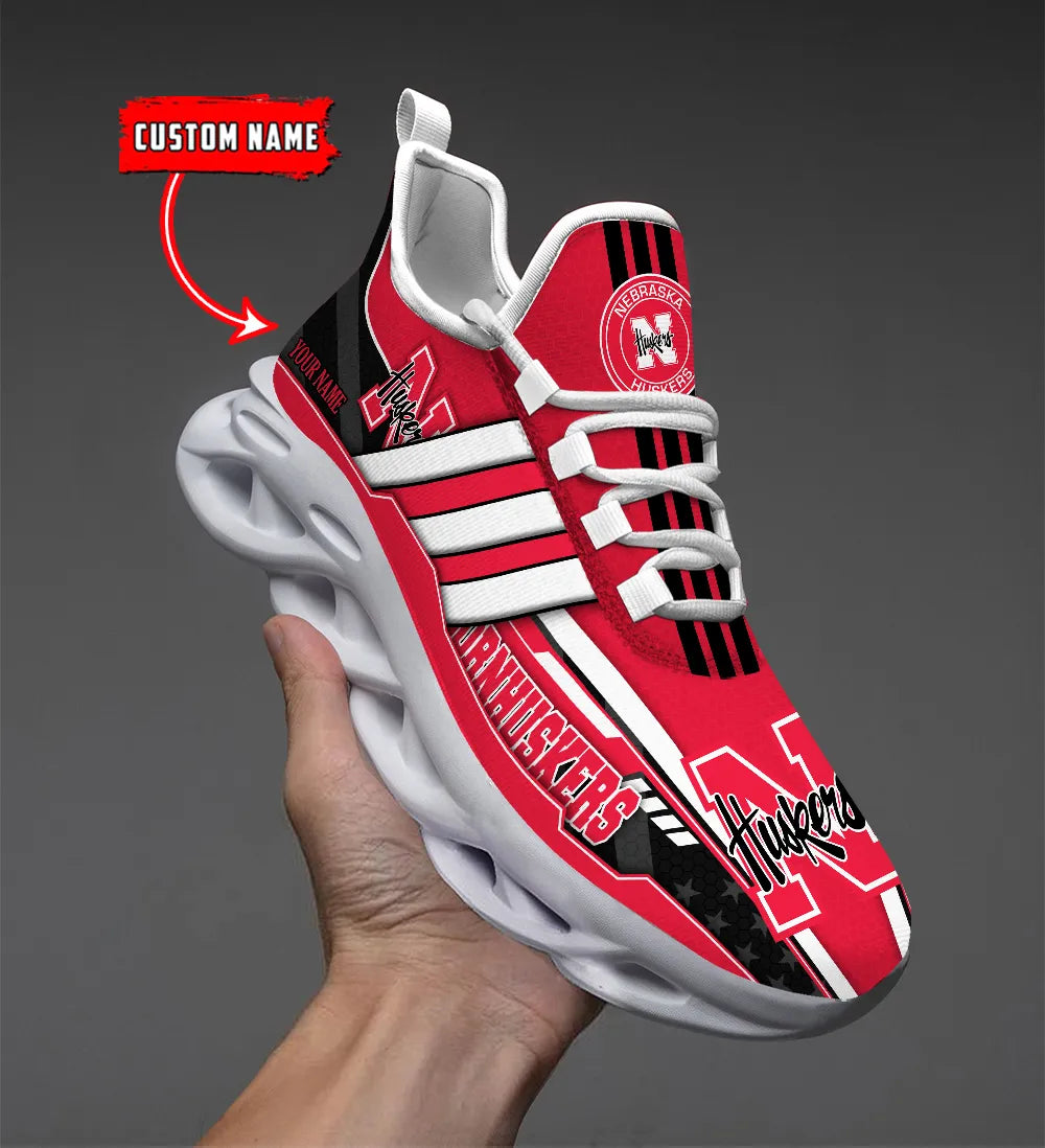 Ideafootwear Nebraska Cornhuskers Max Soul Shoes Sneakers For Men And Women 3
