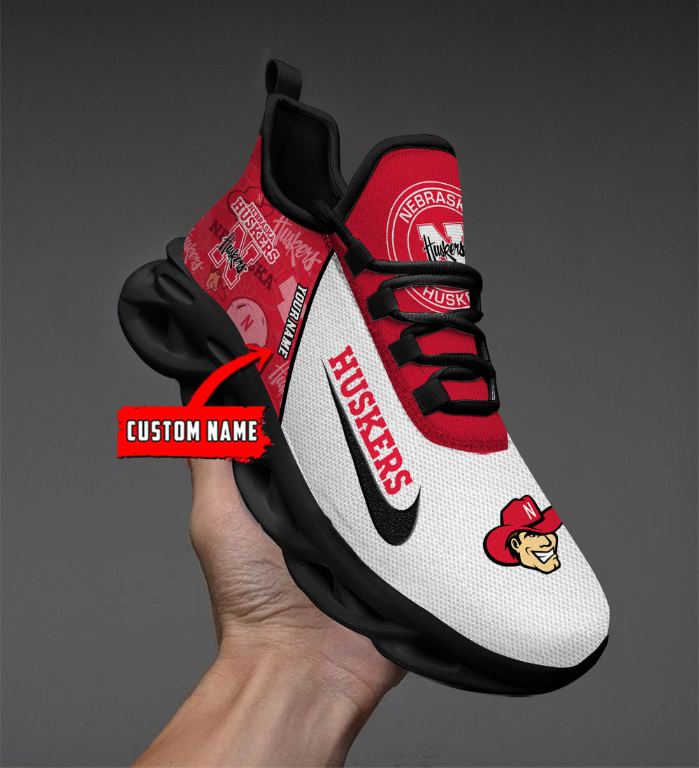 Ideafootwear Nebraska Cornhuskers Max Soul Shoes Sneakers For Men And Women 1