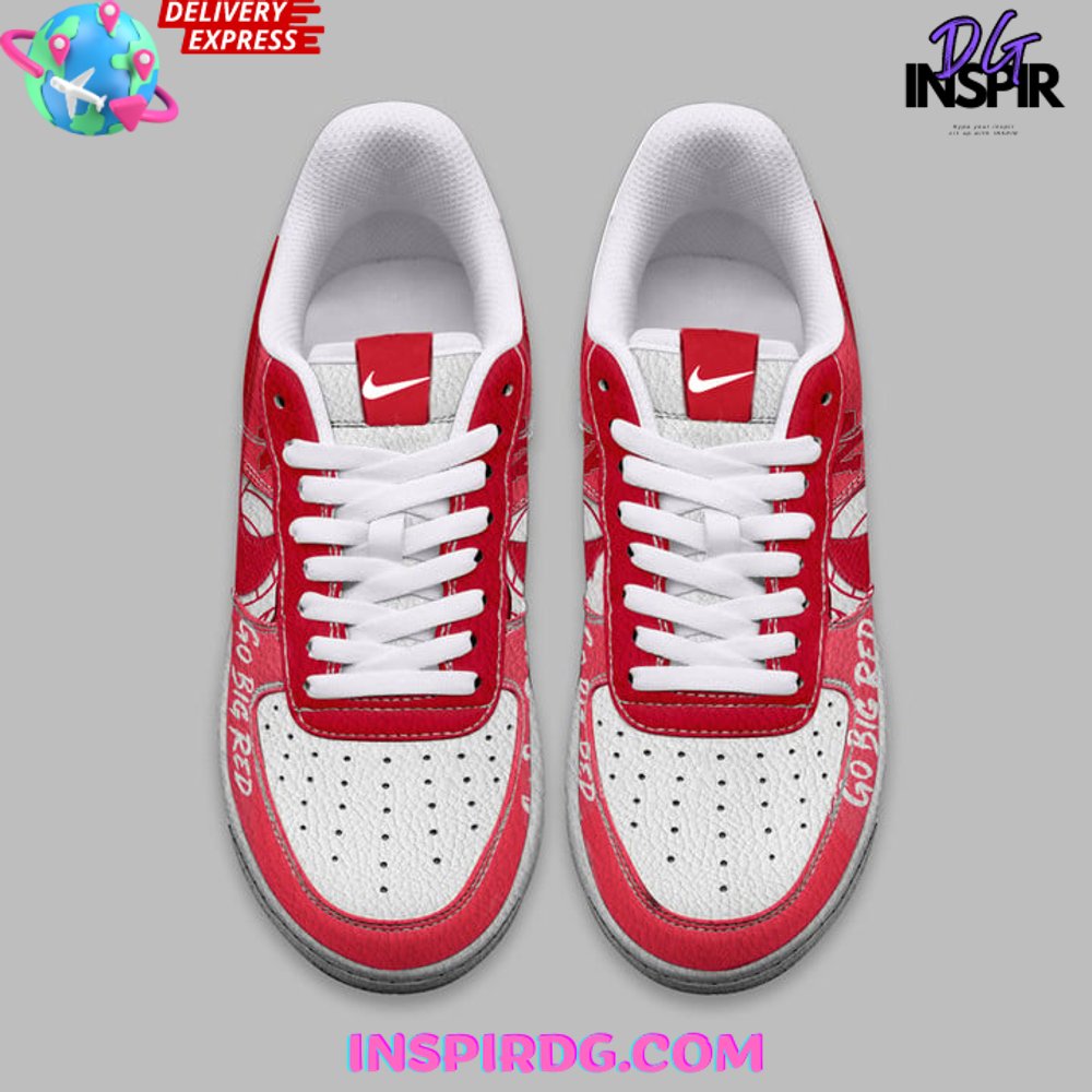 Ideafootwear Nebraska Huskers Air Low-Top Sneakers Shoes For Men And Women 1