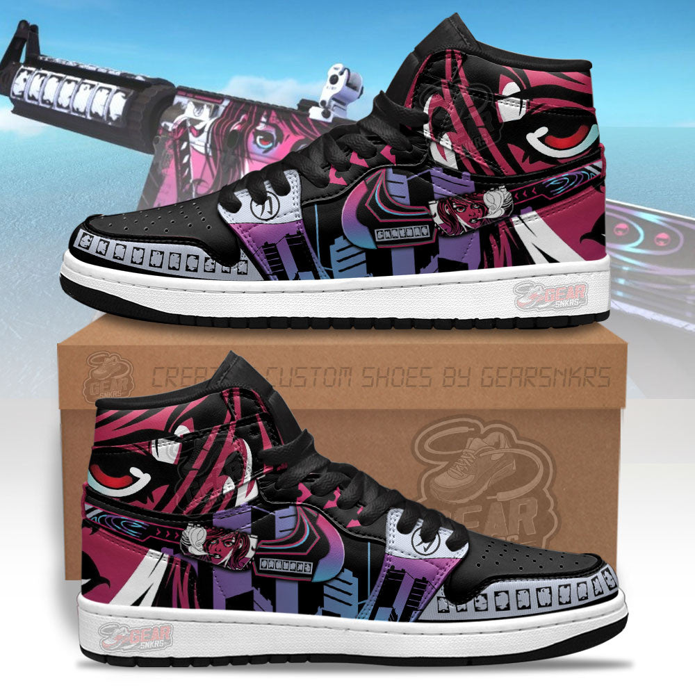 Ideafootwear Neo-Noir M4A4 Counter Strike Skins AJ1 High Sneakers Shoes For Men And Women 1