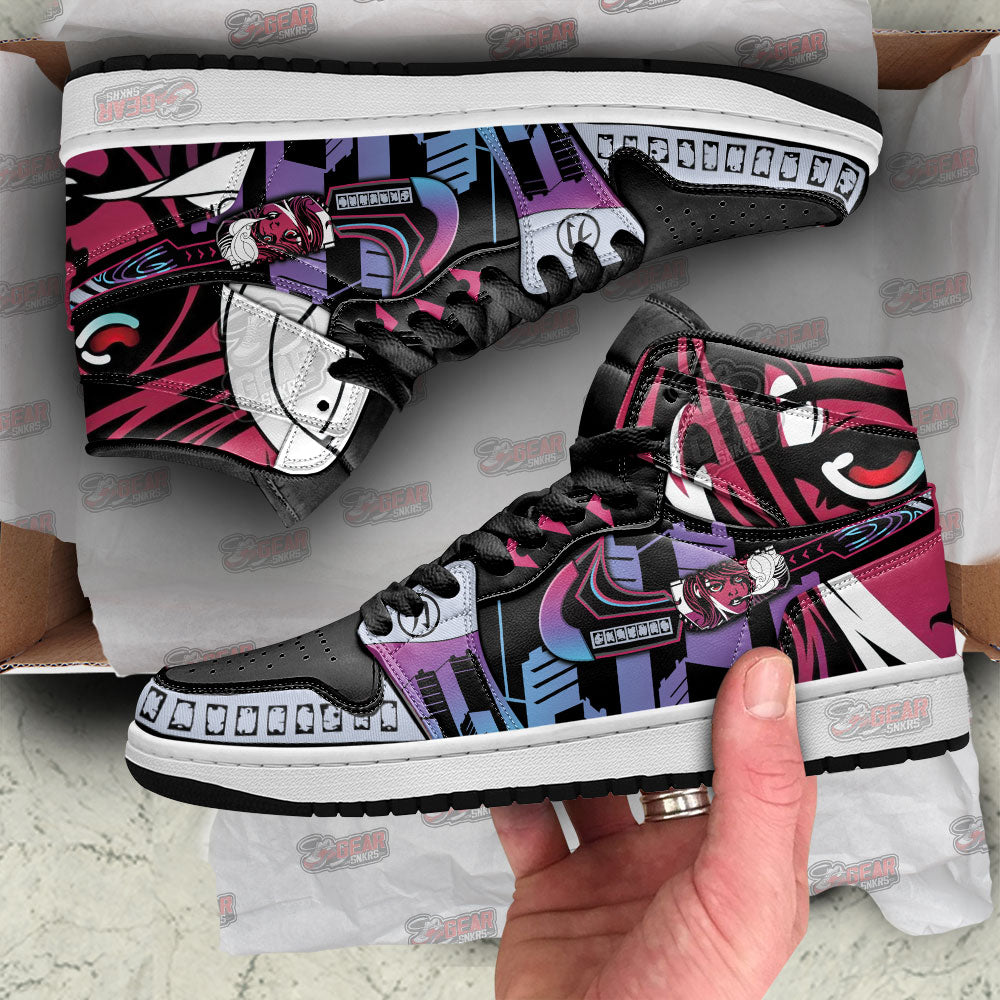 Ideafootwear Neo-Noir M4A4 Counter Strike Skins AJ1 High Sneakers Shoes For Men And Women 1