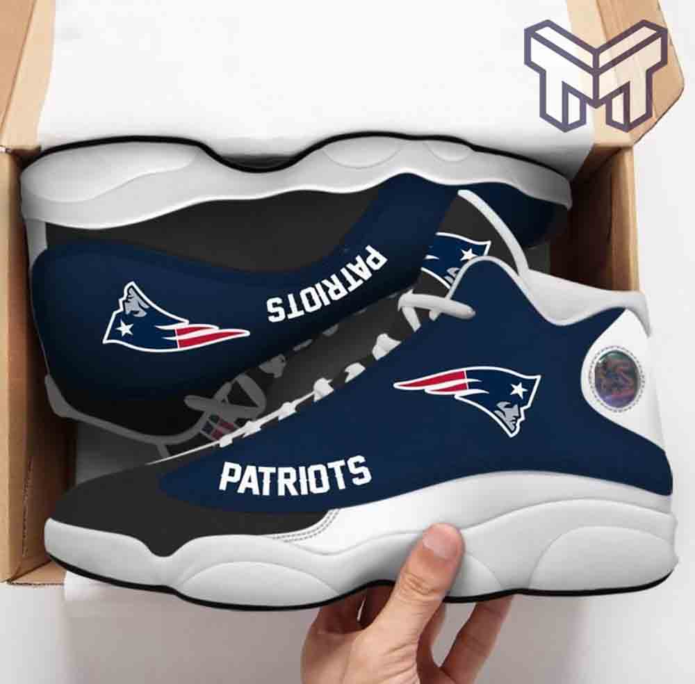 Ideafootwear New England Patriots AJ13 Sneakers Shoes For Men And Women 5