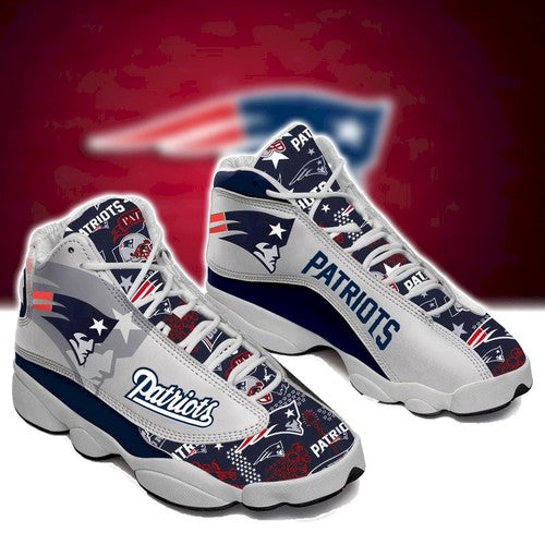 Ideafootwear New England Patriots AJ13 Sneakers Shoes For Men And Women 11