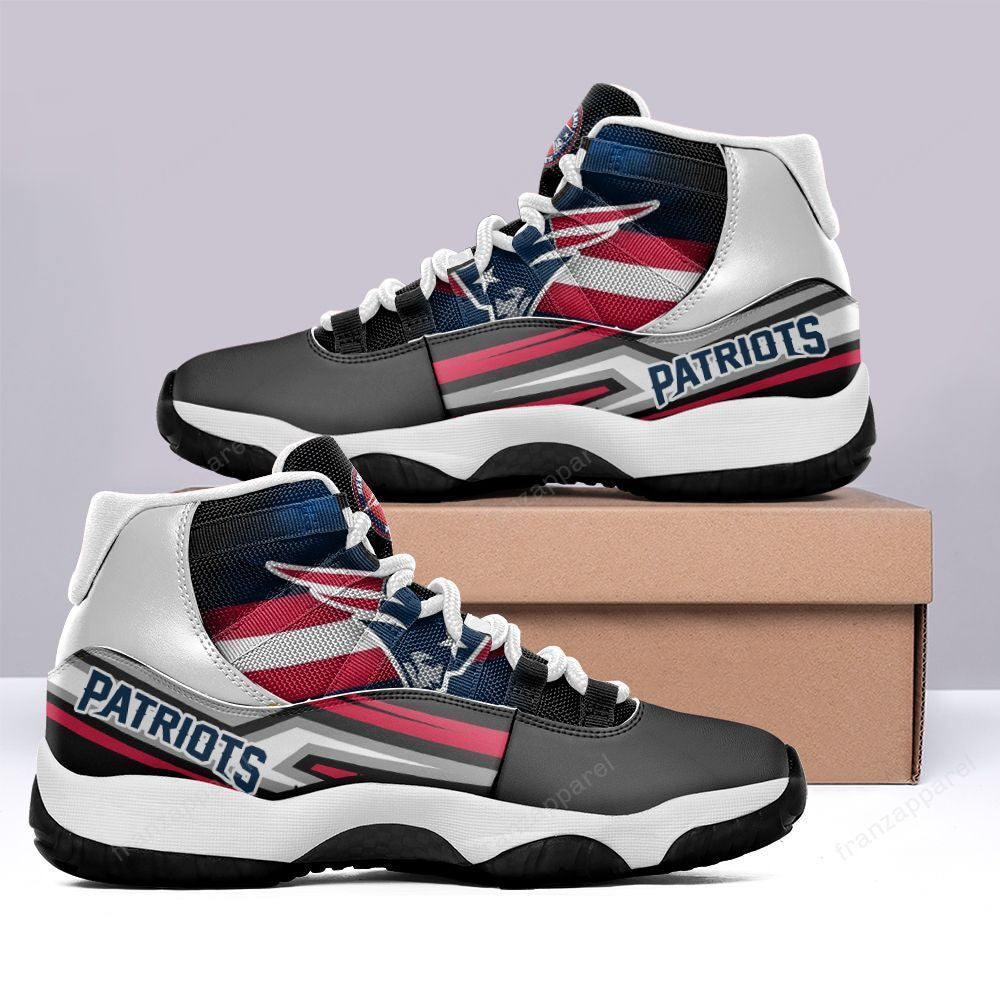 Ideafootwear New England Patriots AJ13 Sneakers Shoes For Men And Women 13
