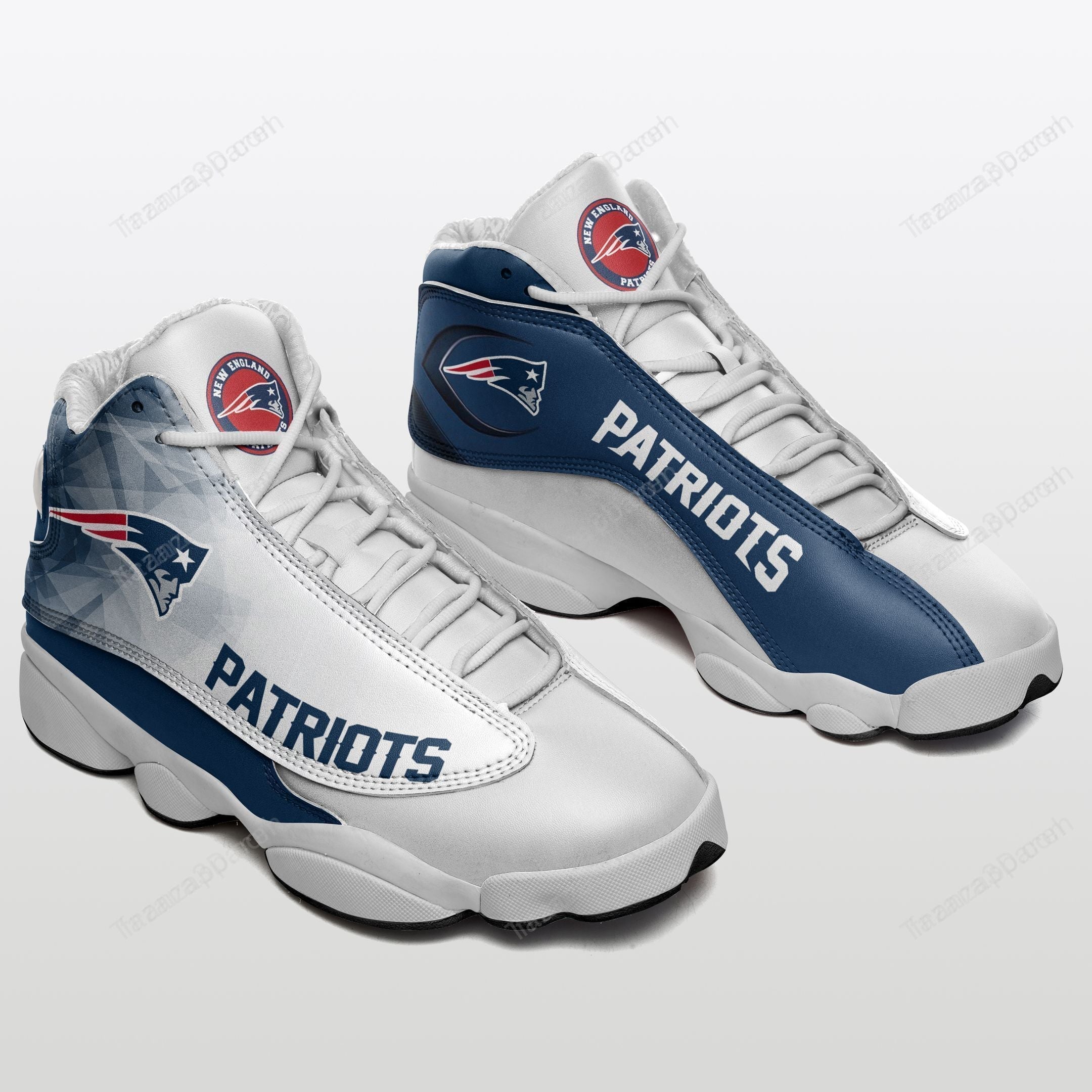 Ideafootwear New England Patriots AJ13 Sneakers Shoes For Men And Women 19
