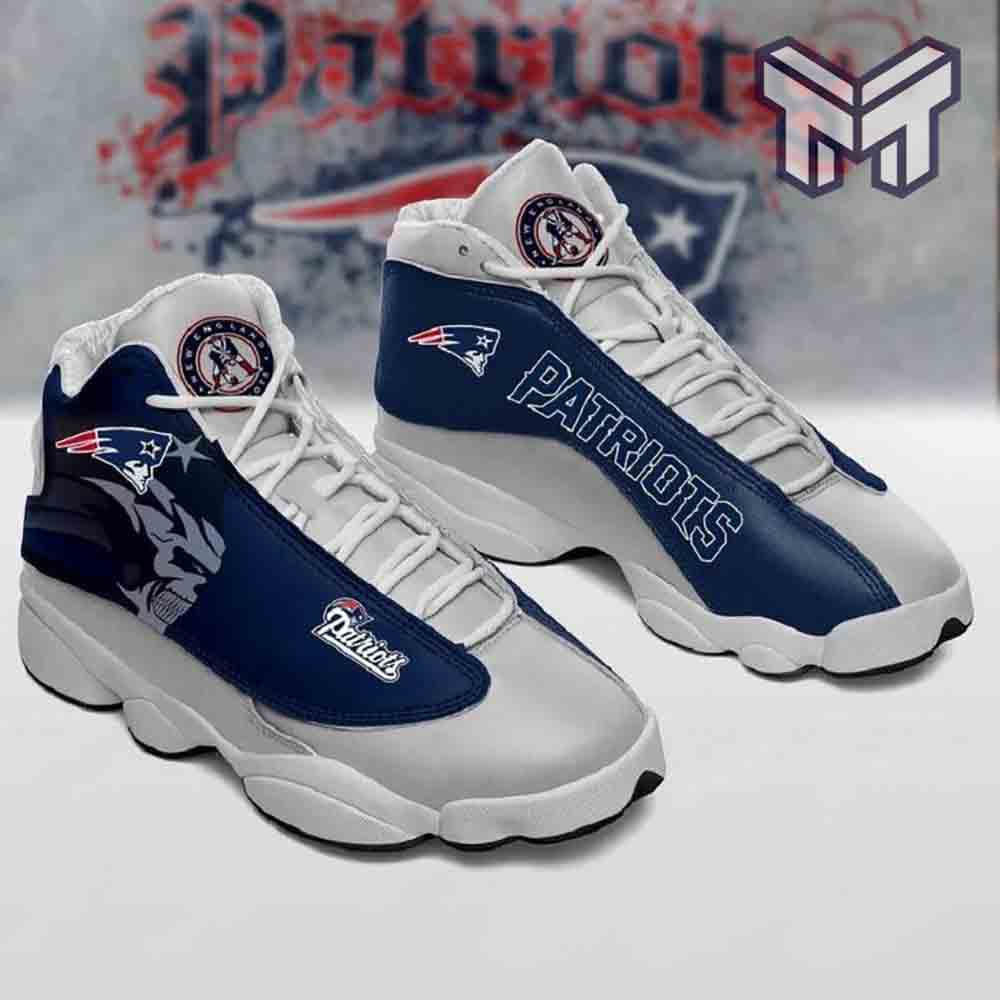 Ideafootwear New England Patriots AJ13 Sneakers Shoes For Men And Women 10