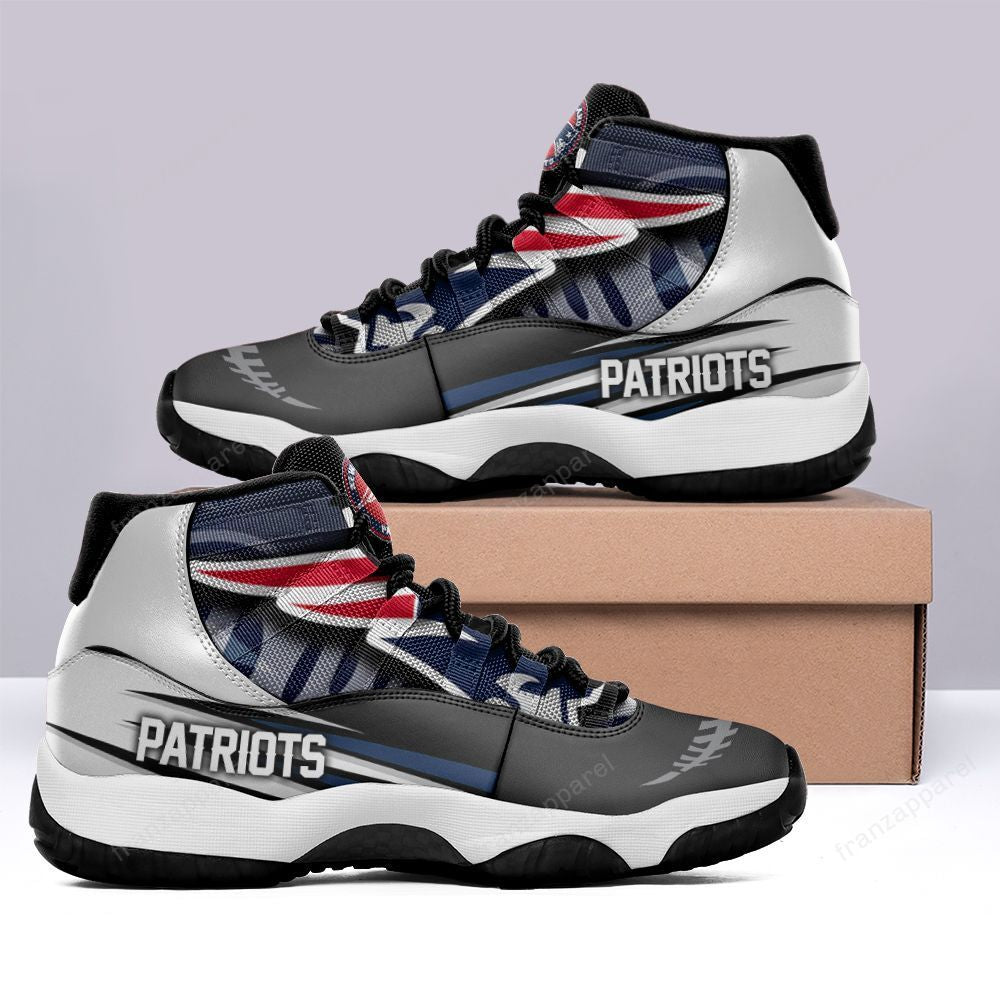 Ideafootwear New England Patriots AJ13 Sneakers Shoes For Men And Women 12
