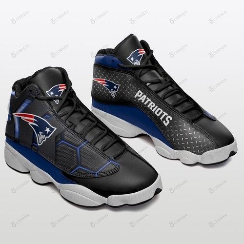 Ideafootwear New England Patriots AJ13 Sneakers Shoes For Men And Women 15