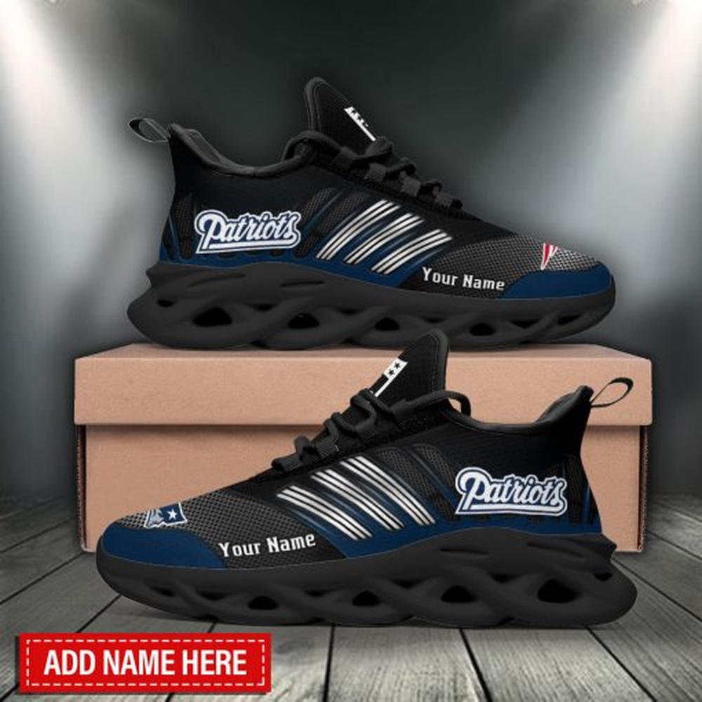 Ideafootwear New England Patriots Max Soul Shoes Sneakers For Men And Women 43