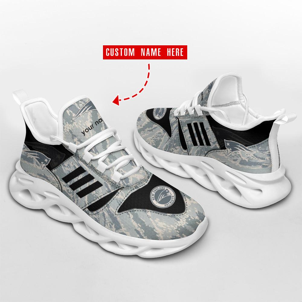 Ideafootwear New England Patriots Max Soul Shoes Sneakers For Men And Women 37