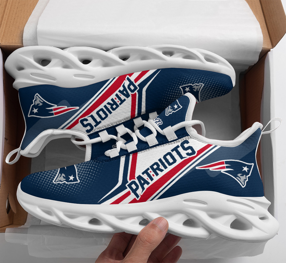 Ideafootwear New England Patriots Max Soul Shoes Sneakers For Men And Women 21