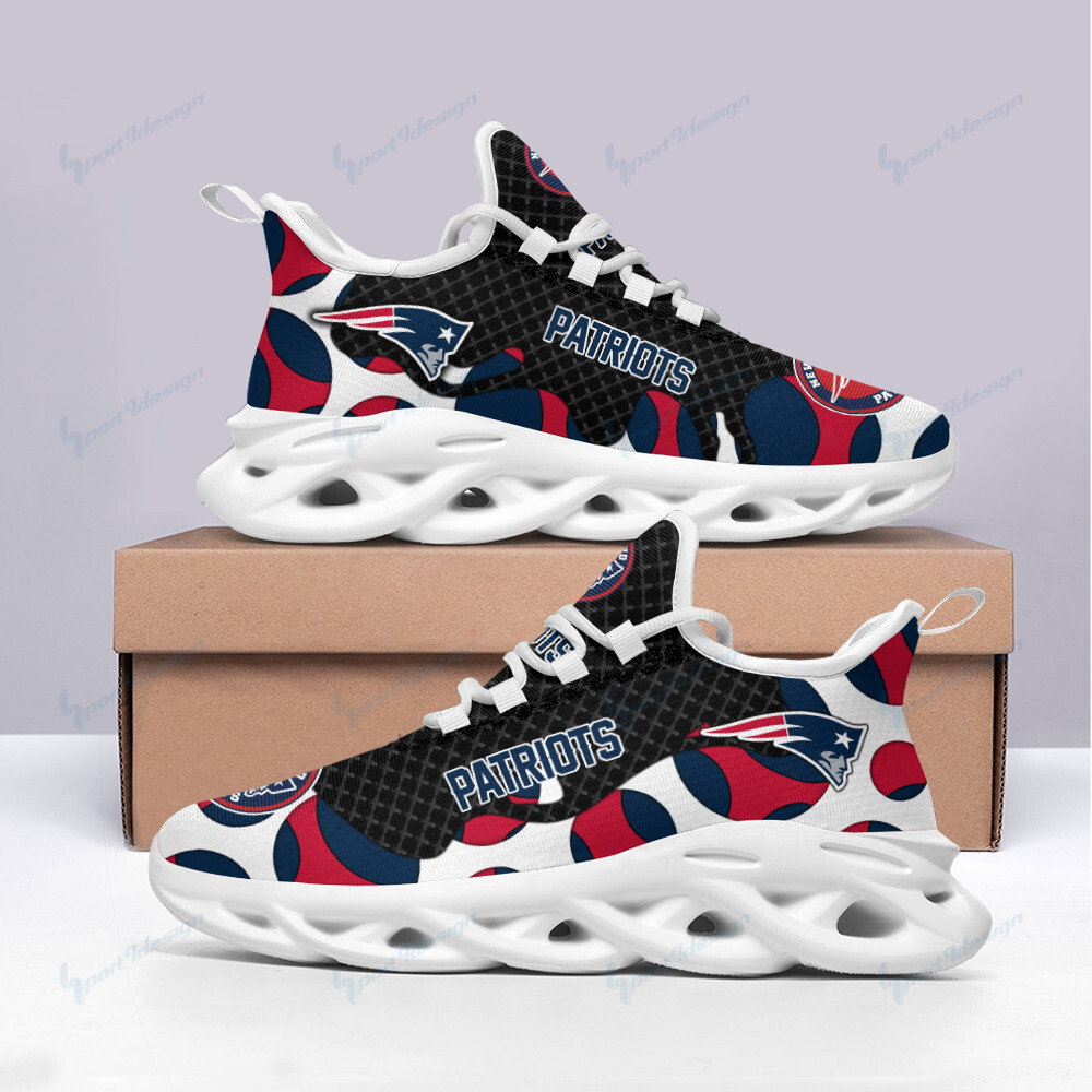 Ideafootwear New England Patriots Max Soul Shoes Sneakers For Men And Women 23