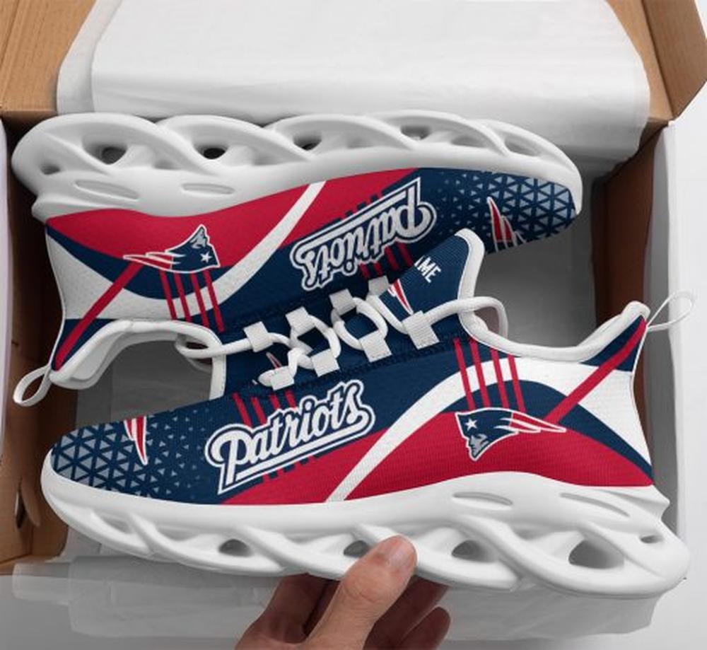 Ideafootwear New England Patriots Max Soul Shoes Sneakers For Men And Women 40