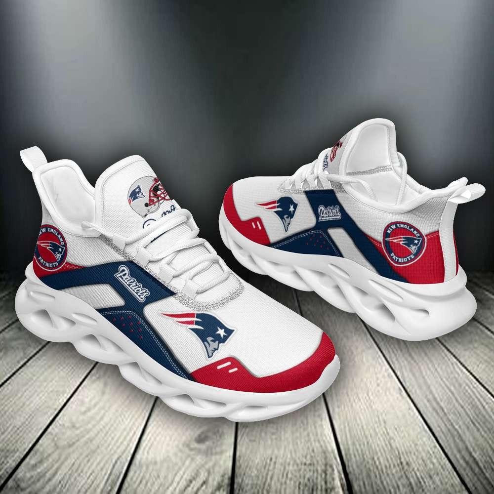Ideafootwear New England Patriots Max Soul Shoes Sneakers For Men And Women 2