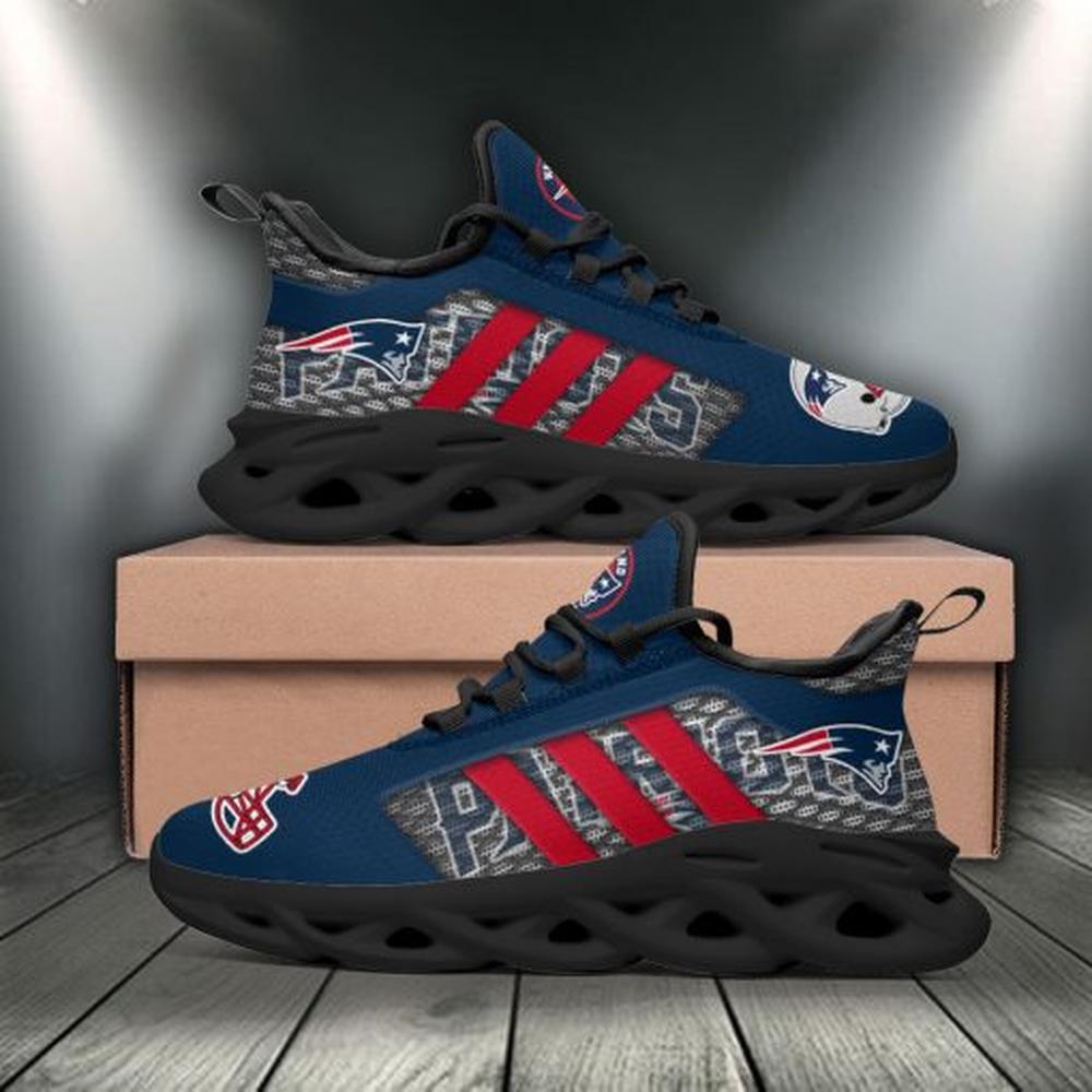 Ideafootwear New England Patriots Max Soul Shoes Sneakers For Men And Women 4