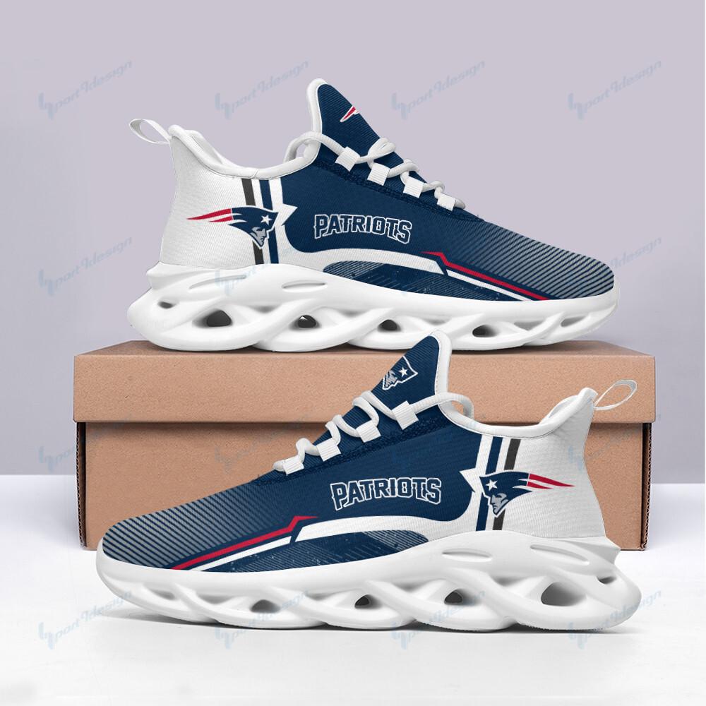 Ideafootwear New England Patriots Max Soul Shoes Sneakers For Men And Women 16
