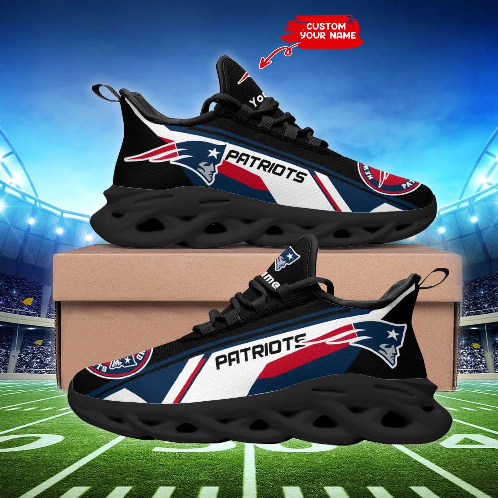 Ideafootwear New England Patriots Max Soul Shoes Sneakers For Men And Women 41
