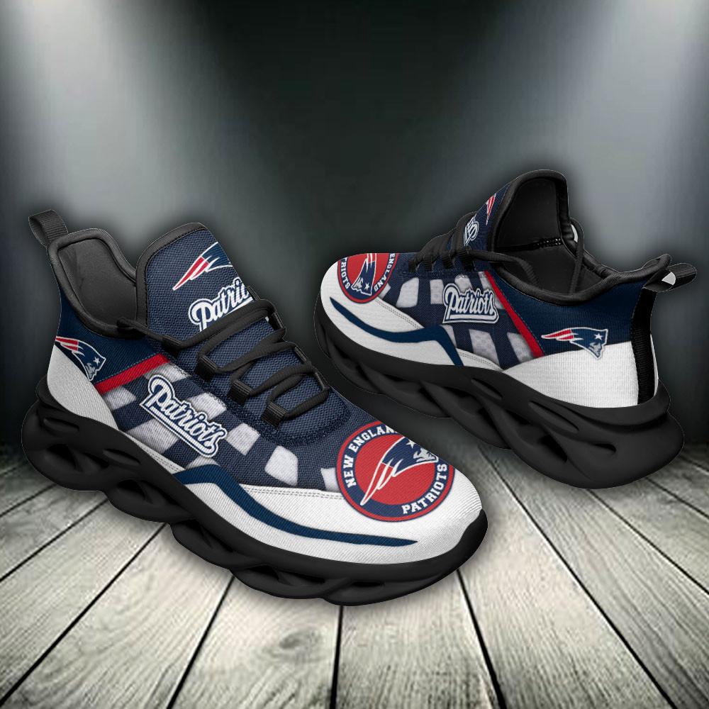 Ideafootwear New England Patriots Max Soul Shoes Sneakers For Men And Women 9
