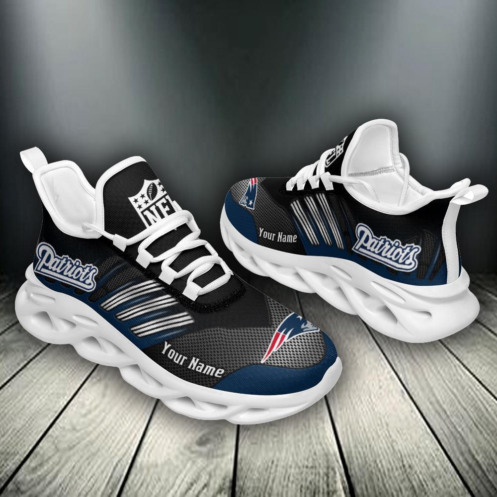Ideafootwear New England Patriots Max Soul Shoes Sneakers For Men And Women 43