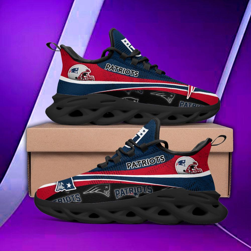 Ideafootwear New England Patriots Max Soul Shoes Sneakers For Men And Women 20