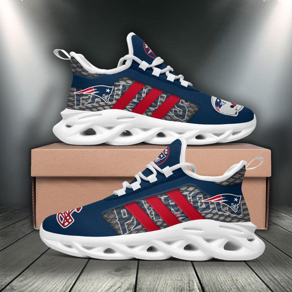 Ideafootwear New England Patriots Max Soul Shoes Sneakers For Men And Women 4