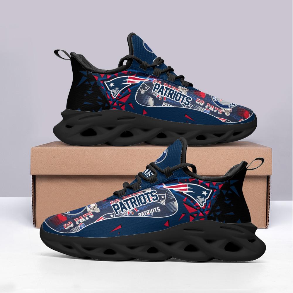 Ideafootwear New England Patriots Max Soul Shoes Sneakers For Men And Women 18