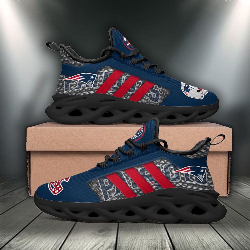 Ideafootwear New England Patriots Max Soul Shoes Sneakers For Men And Women 4