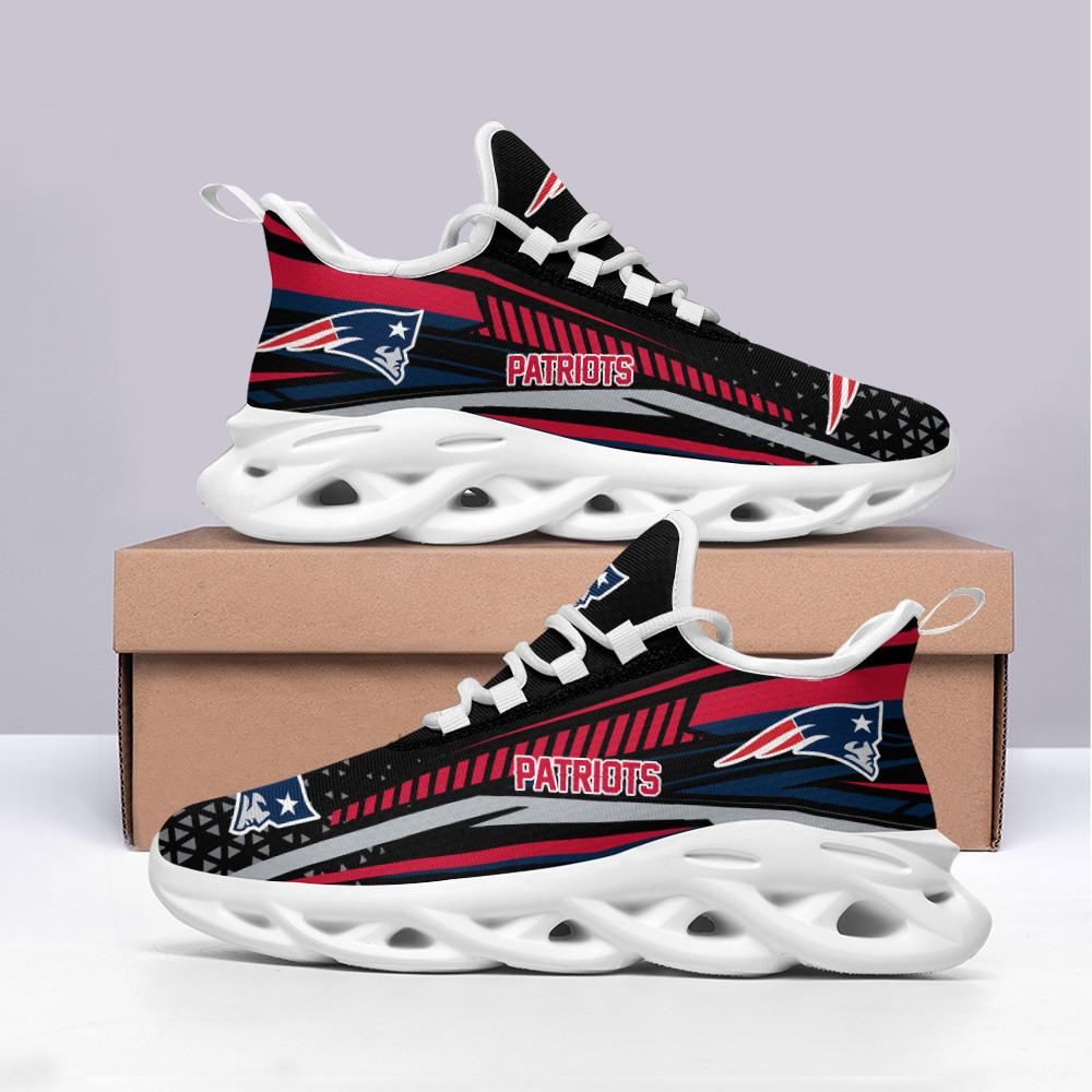 Ideafootwear New England Patriots Max Soul Shoes Sneakers For Men And Women 22