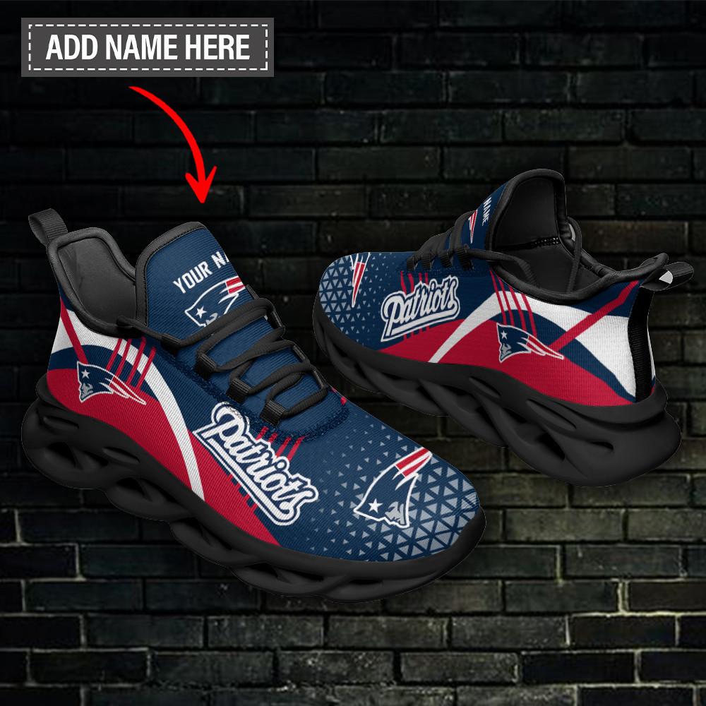 Ideafootwear New England Patriots Max Soul Shoes Sneakers For Men And Women 40