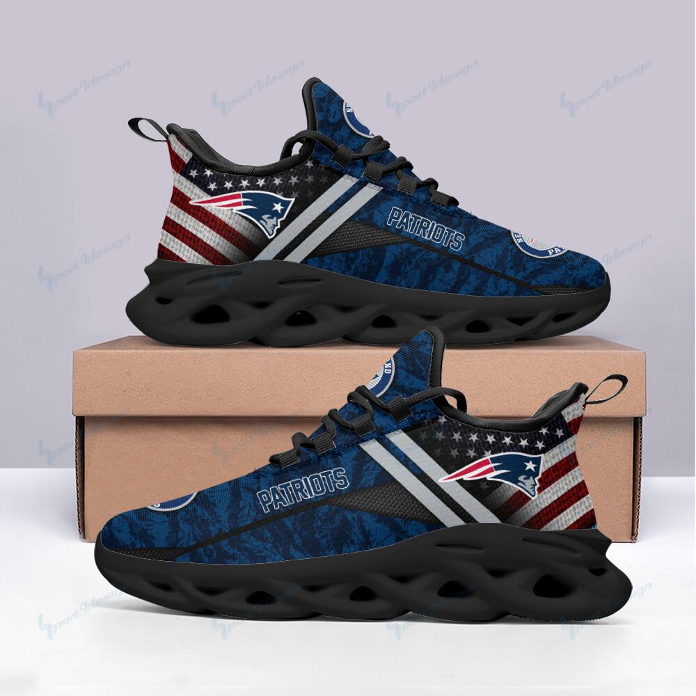 Ideafootwear New England Patriots Max Soul Shoes Sneakers For Men And Women 25