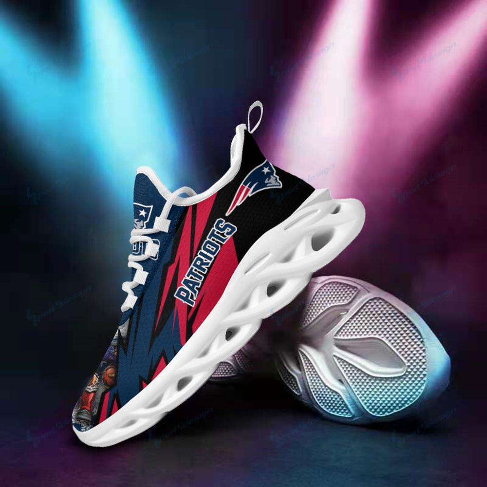 Ideafootwear New England Patriots Max Soul Shoes Sneakers For Men And Women 15