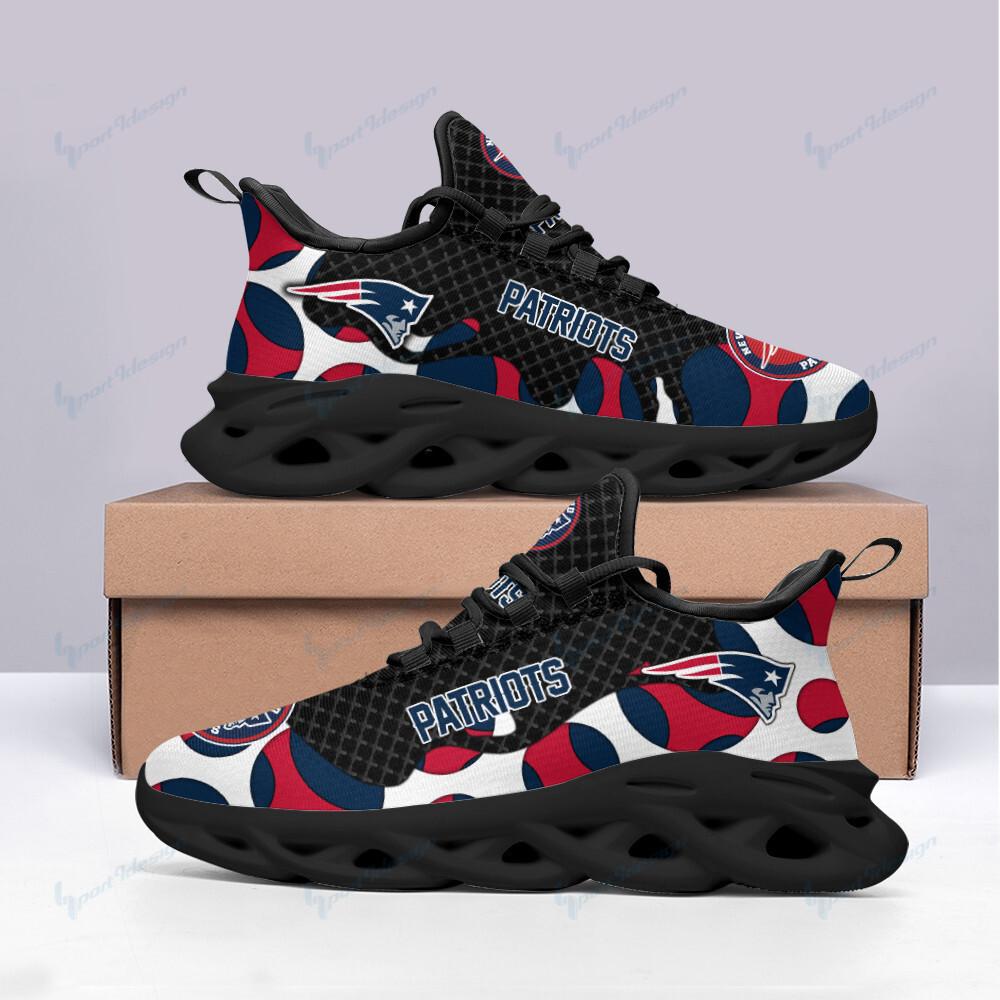 Ideafootwear New England Patriots Max Soul Shoes Sneakers For Men And Women 23